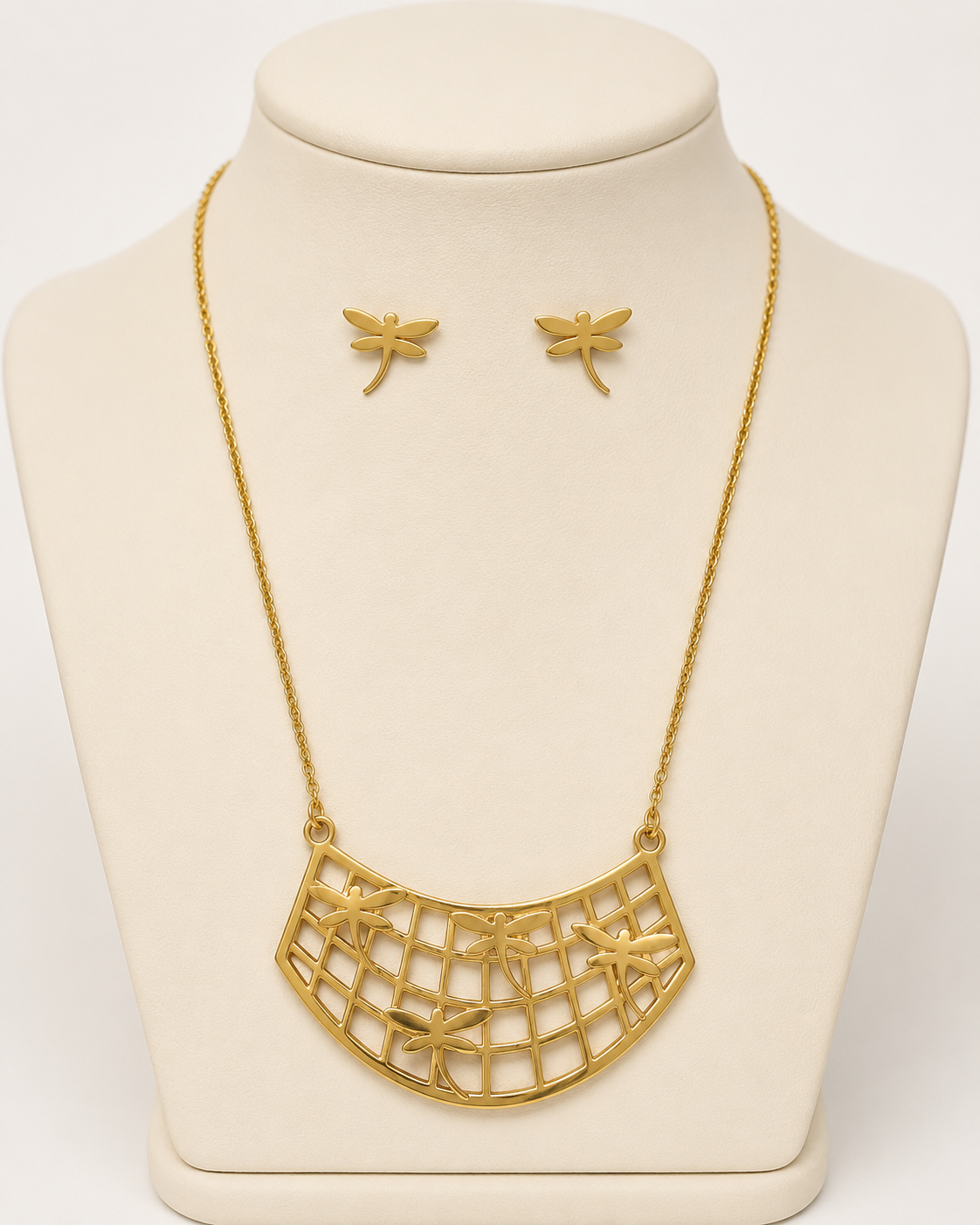 Juego de Acero Libelulas Lux Gold