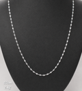 Cadena plata tejido espejos 55cm (copia)
