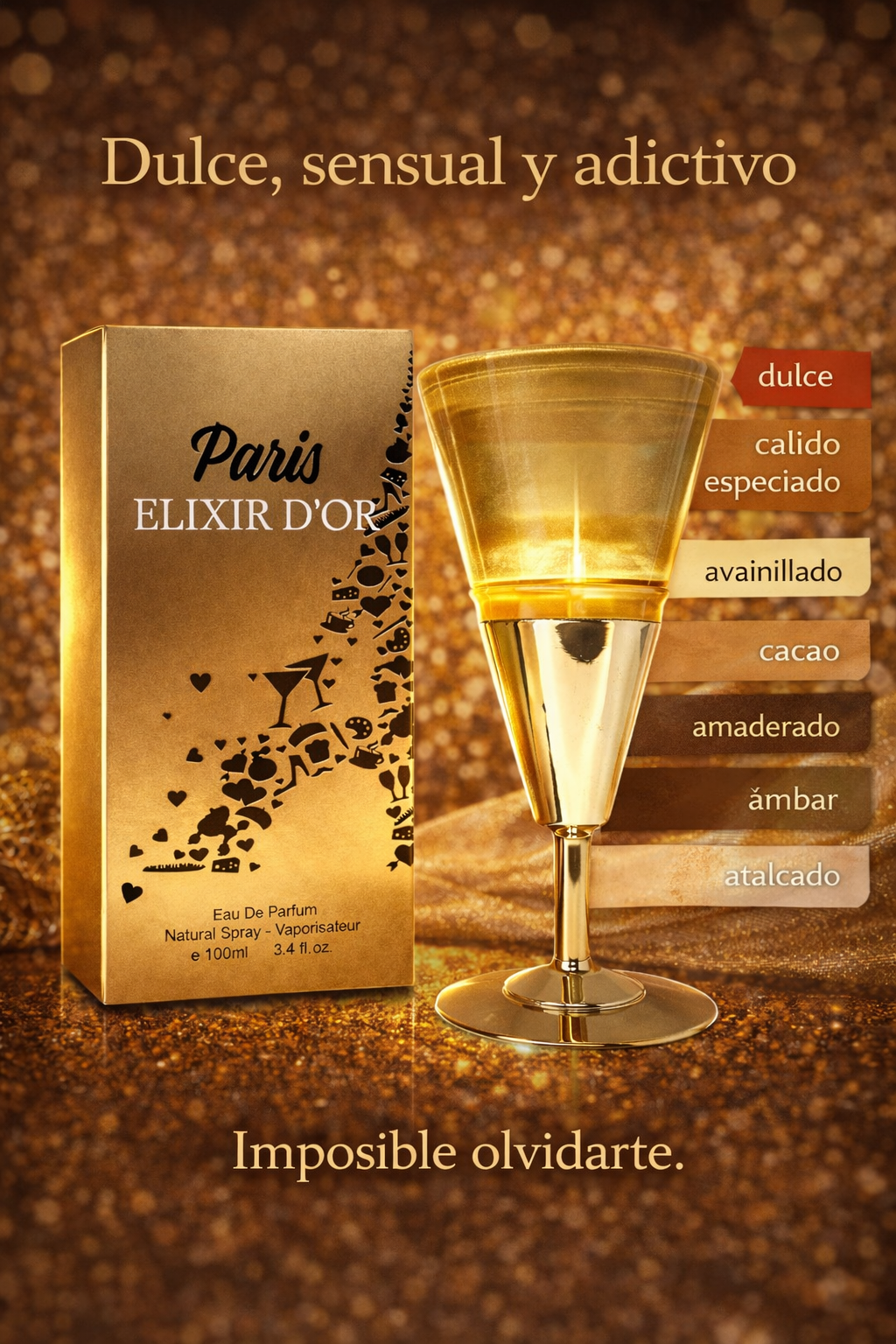 Perfume París Elixir D'or Fc