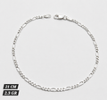 Pulsera de plata tejido 3x1- 21cm AAA